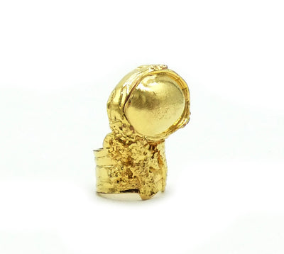 YSL Gold with Gold Stone Arty Ring