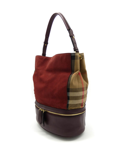 Burberry Deep Claret Beckett Bag