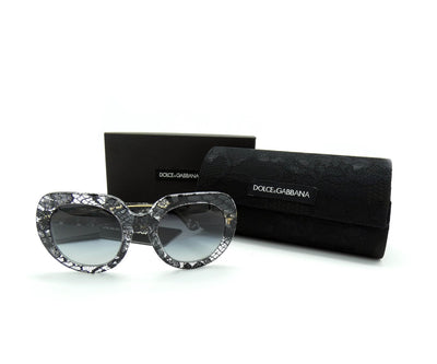 Dolce & Gabbana Black Lace Acetate Sunglasses DG 4191