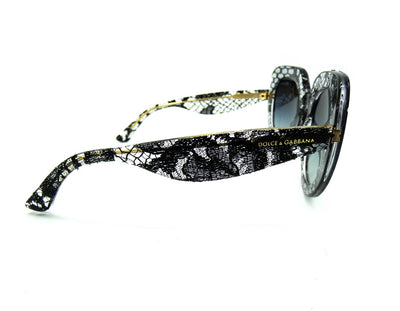 Dolce & Gabbana Black Lace Acetate Sunglasses DG 4191