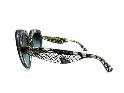 Dolce & Gabbana Black Lace Acetate Sunglasses DG 4191