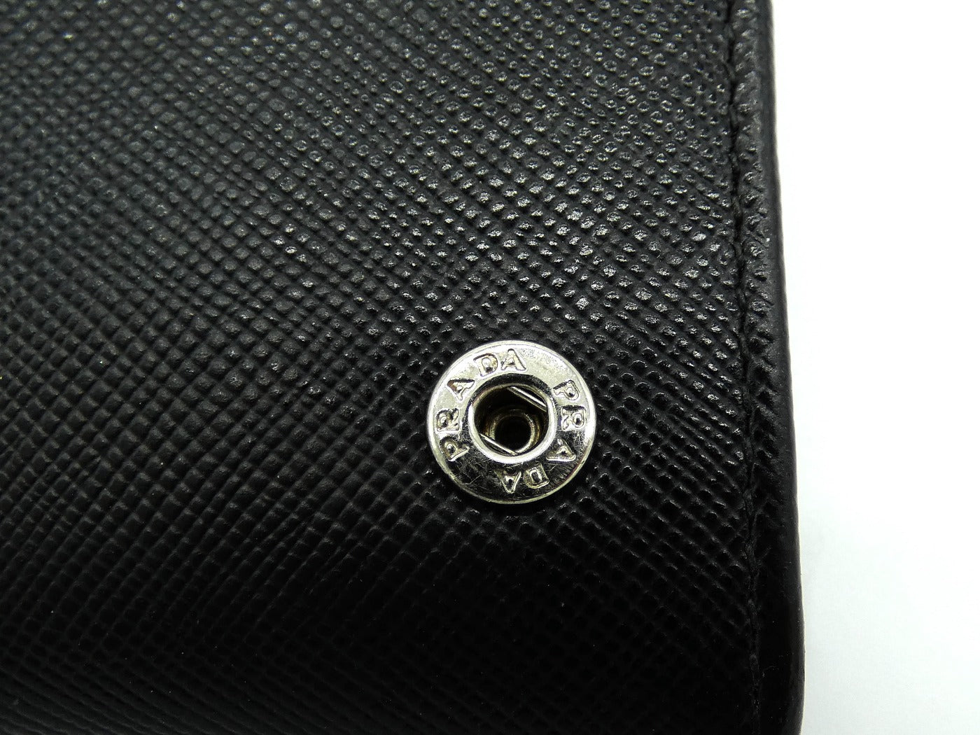 Prada Black Saffiano Long Wallet