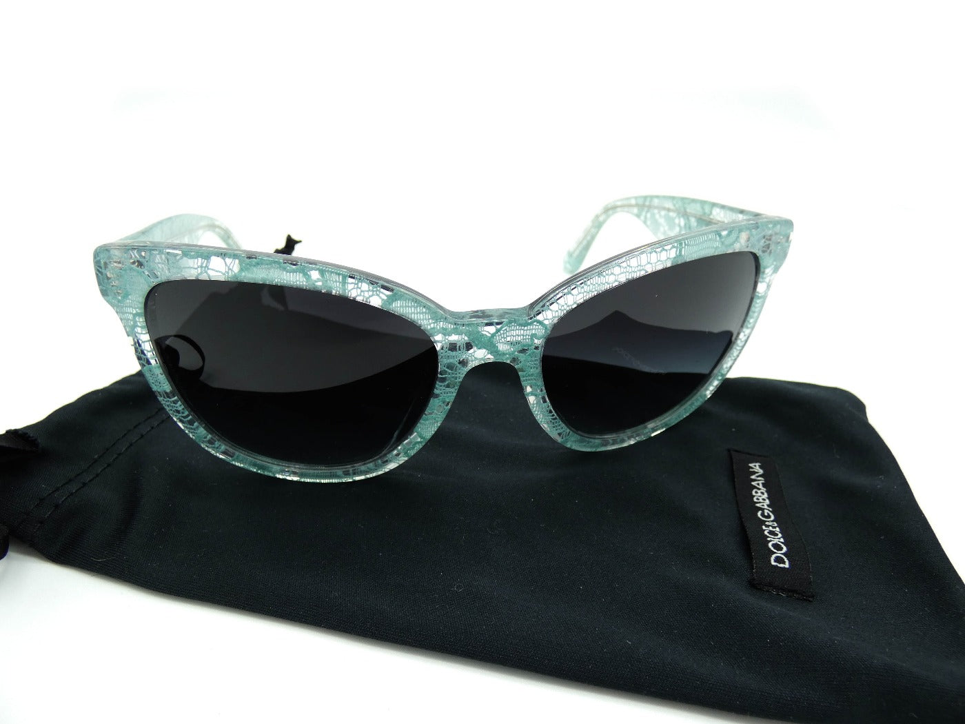 Dolce & Gabbana Blue Lace Acetate Sunglasses DG 4190