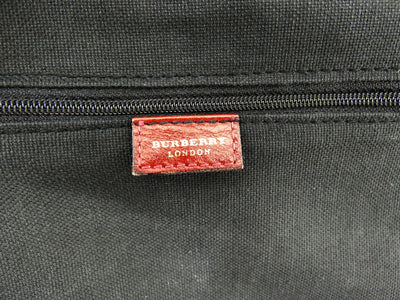 Burberry Vintage Red Leather Horn Bag