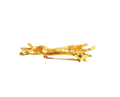 Burberrys of London Vintage Running Fox Brooch