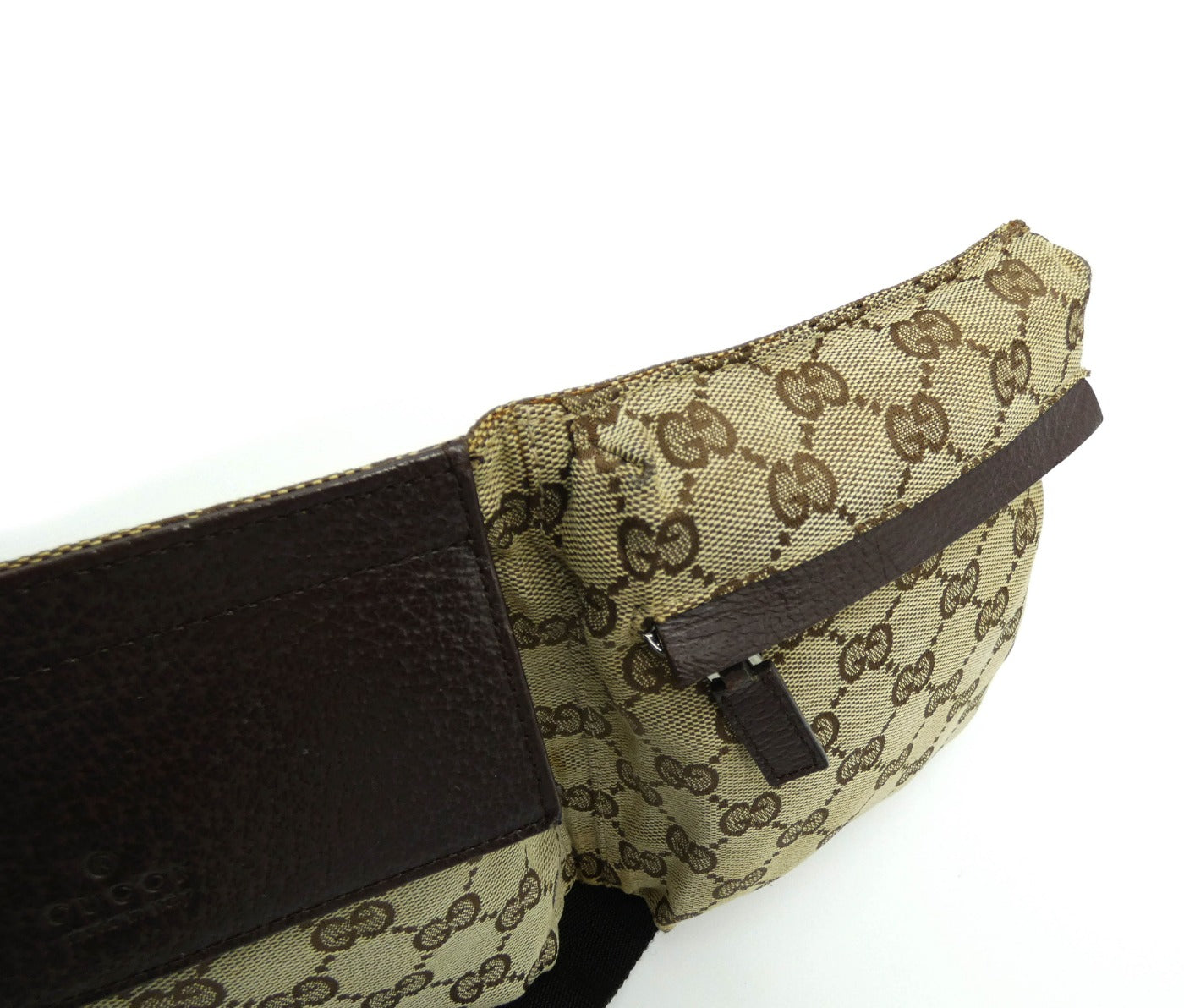 Gucci Light Tan GG Canvas Bum Bag