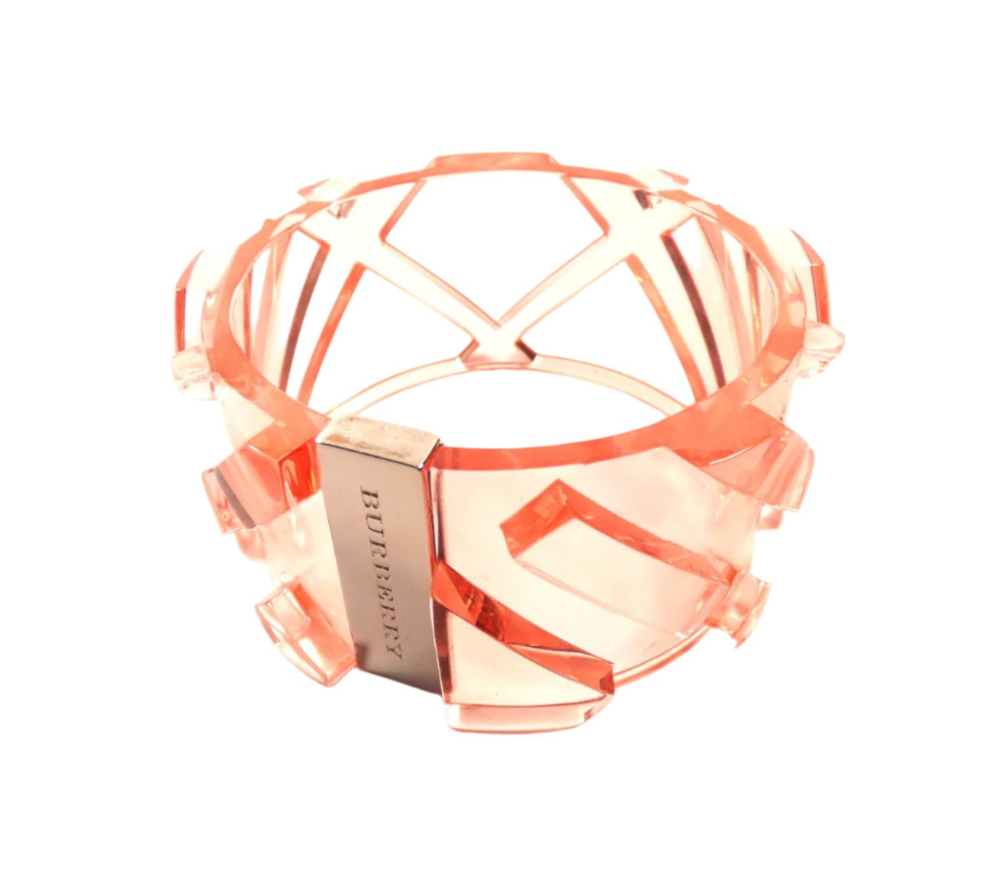 Burberry Pink Check Bangle Bracelet Burberry