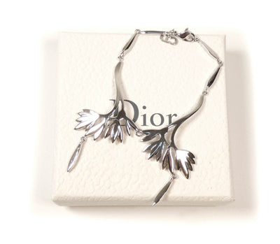 Christian Dior Silver Leaf Design Bracelet Bracelet Christian Dior