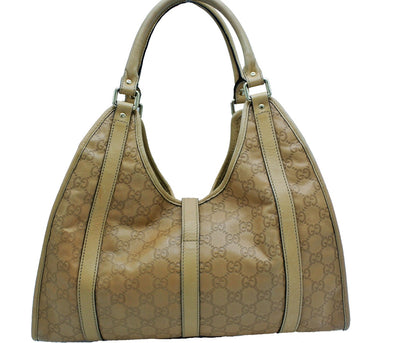 Gucci Light Tan Leather Shima Joy Hobo