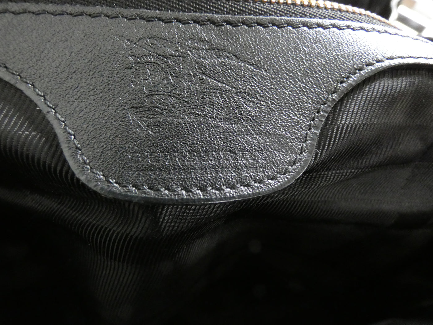 Burberry Black Leather Prorsum Bag