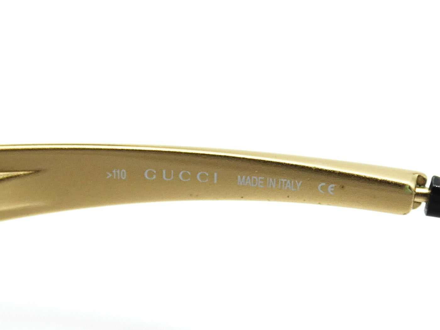 Gucci Vintage Gold Metal Sunglasses GG1661/S