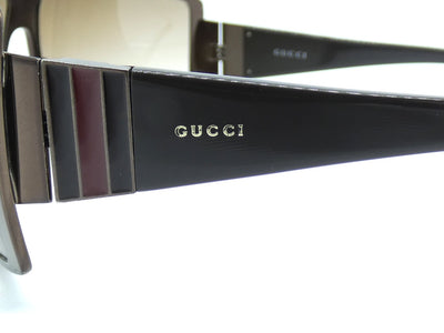 Gucci Vintage Brown Metal Sunglasses GG1821/S