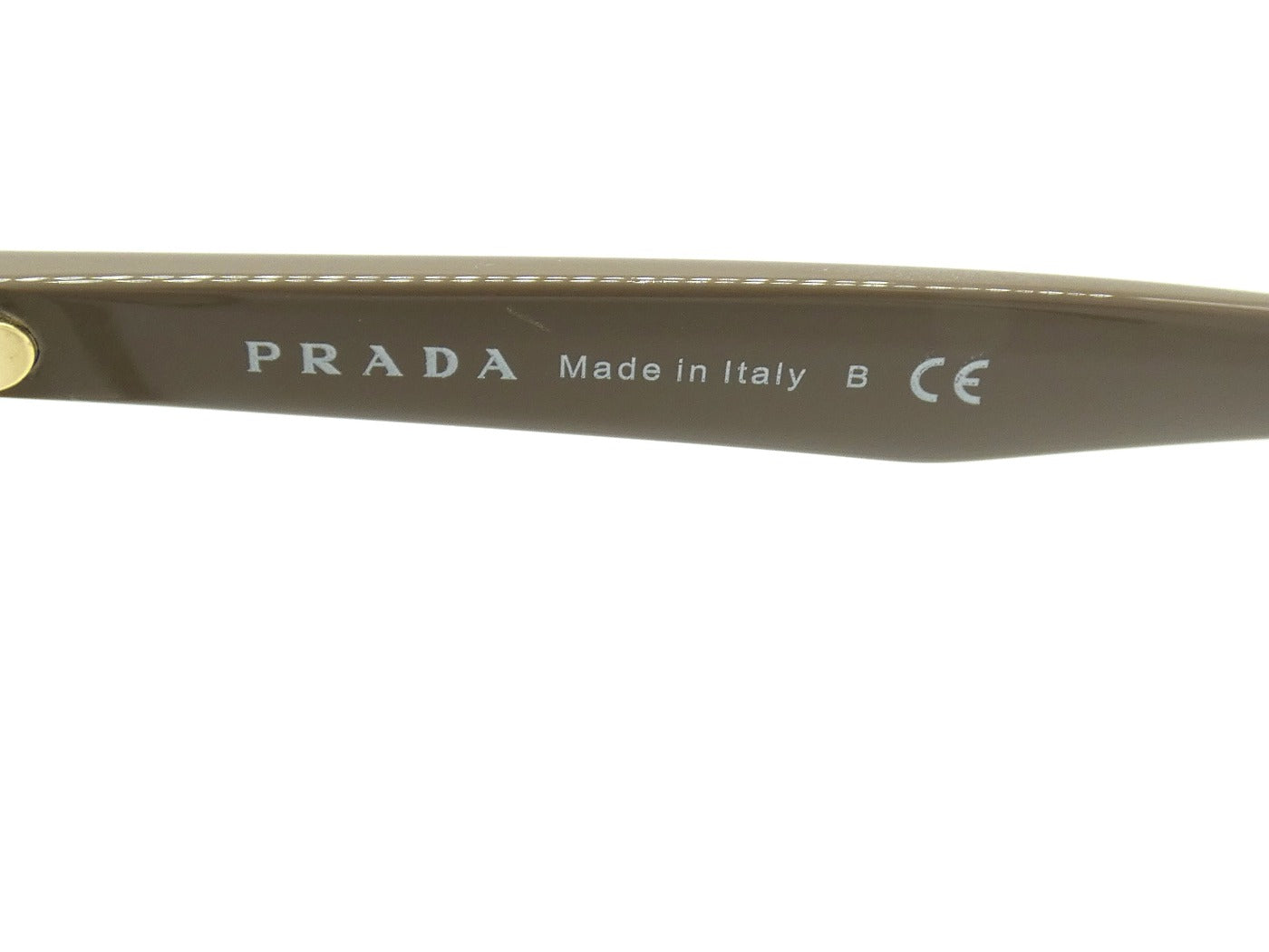 Prada Tortoise and Tan Cat Eye Sunglasses SPR06P Sunglasses Prada