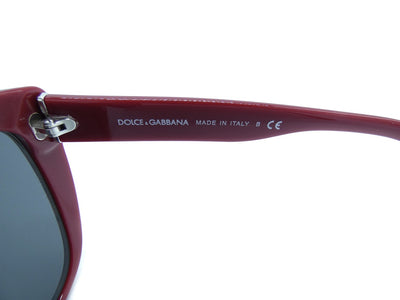 Dolce & Gabbana Mottled Red Floral Sunglasses DG 4216