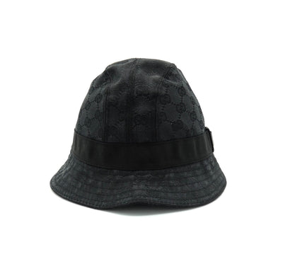 Gucci Black GG Canvas Bucket Hat Hats Gucci