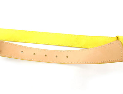 DSquared2 Yellow Suede Belt Belt DSquared2