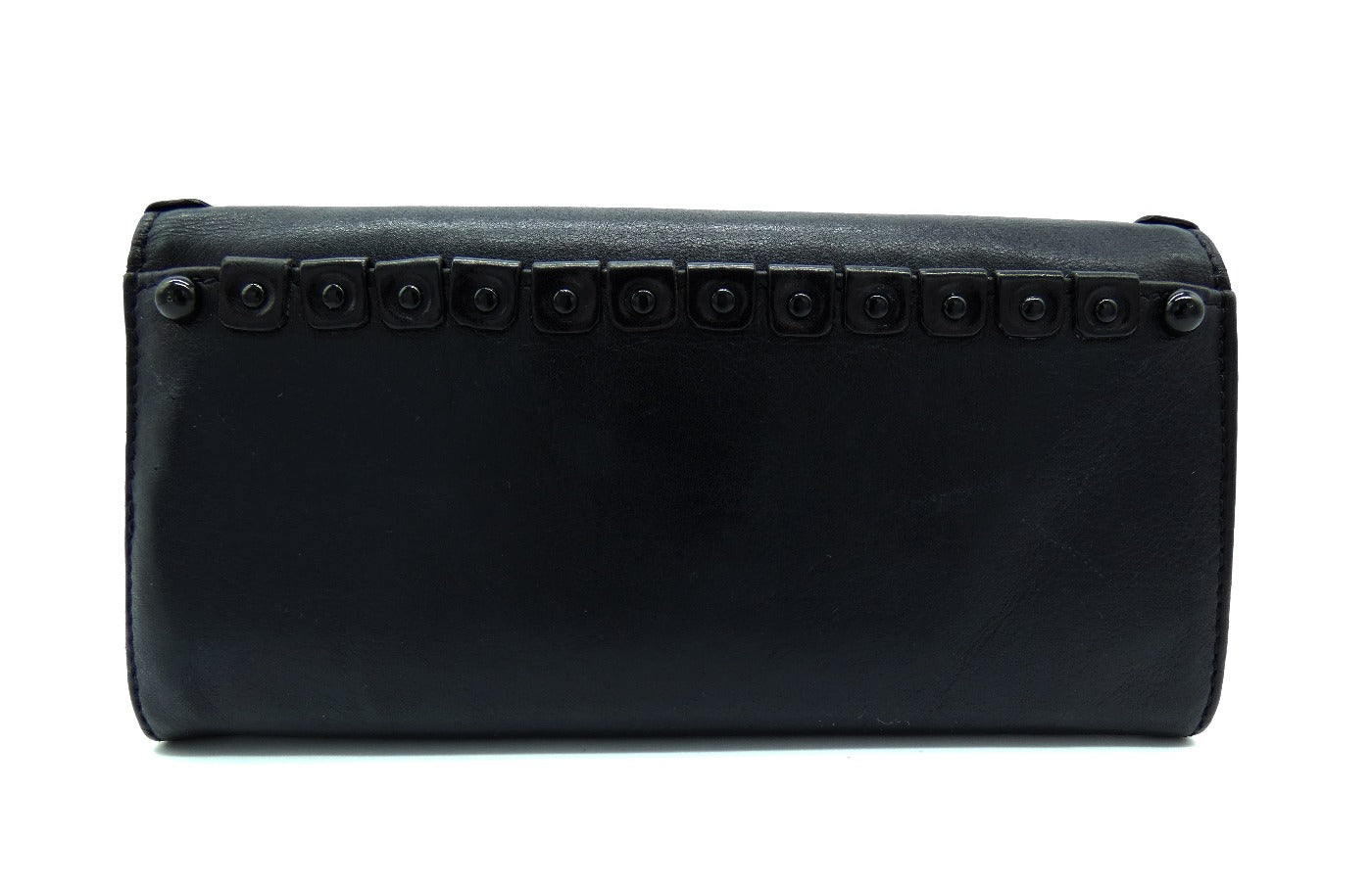 Burberry Prorsum Black Leather Studded Wallet Wallet Burberry