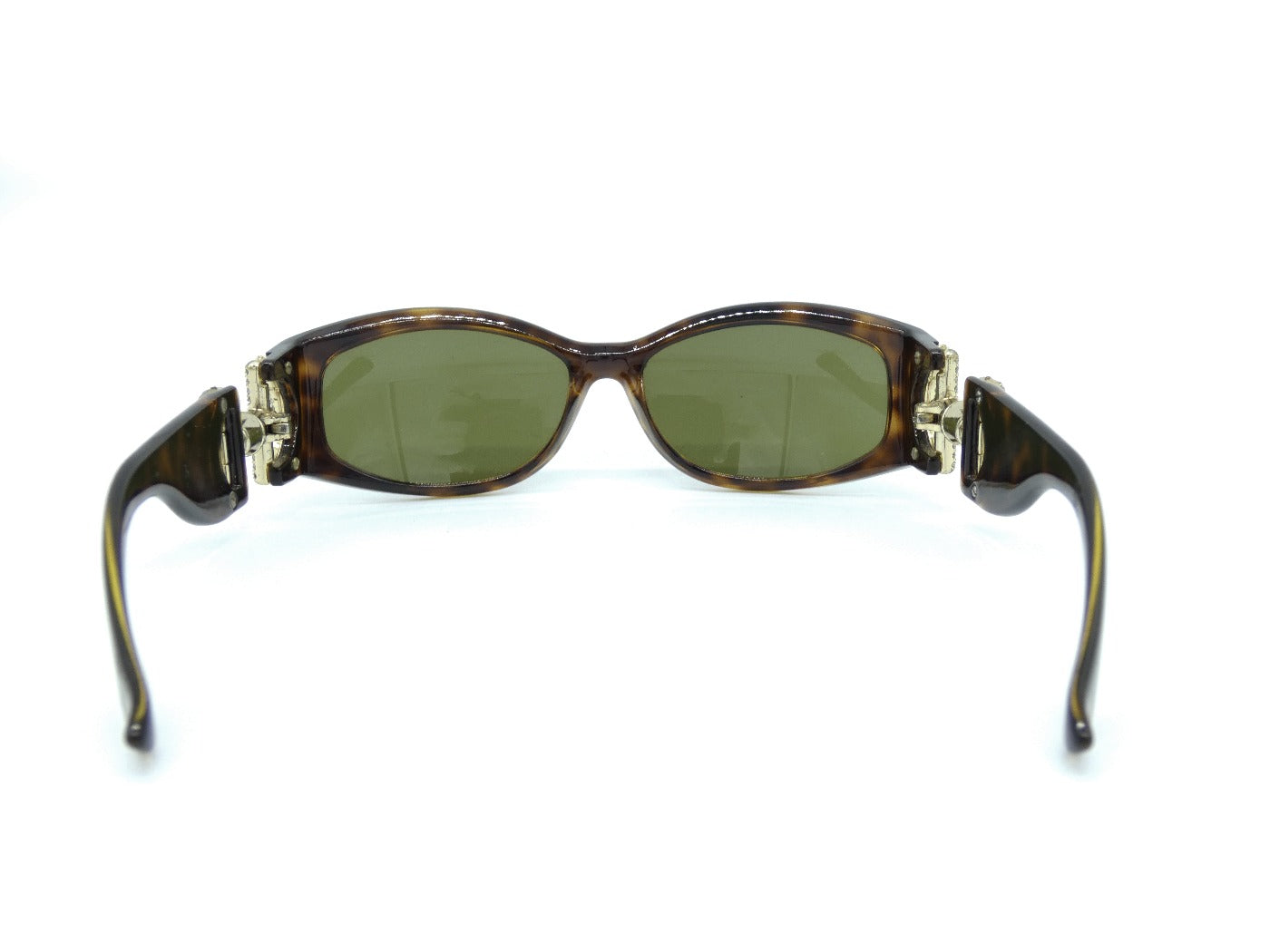 Gucci Vintage Tortoise and Crystal Horsebit Sunglasses GG3018/S