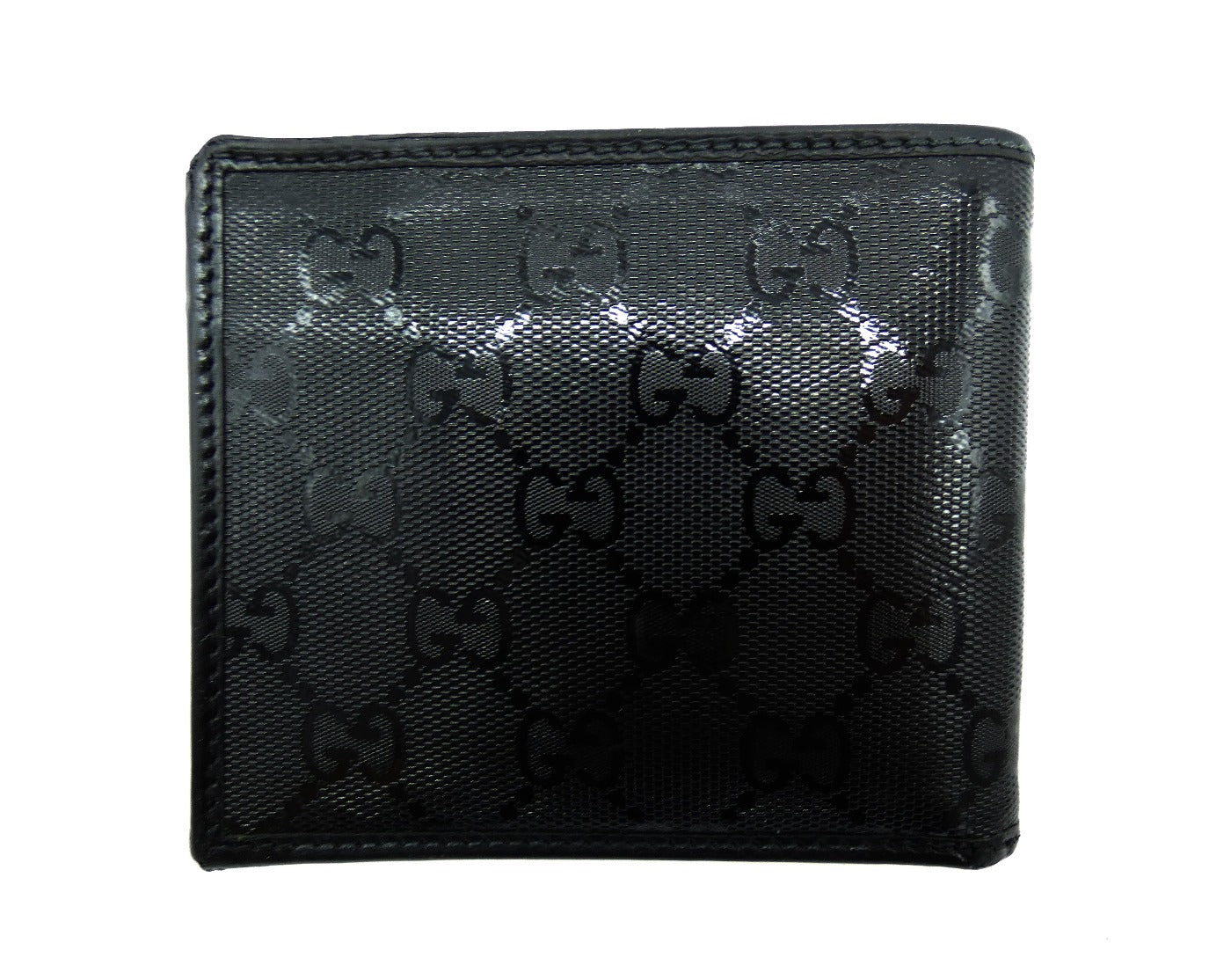 Gucci GG Black Imprime Men's Leather Wallet