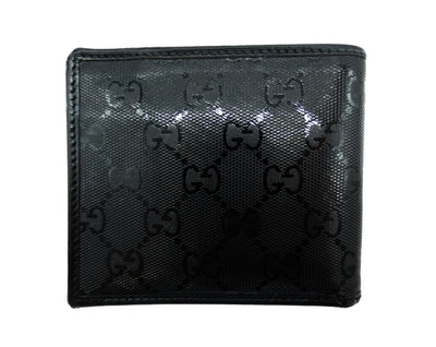 Gucci GG Black Imprime Men's Leather Wallet