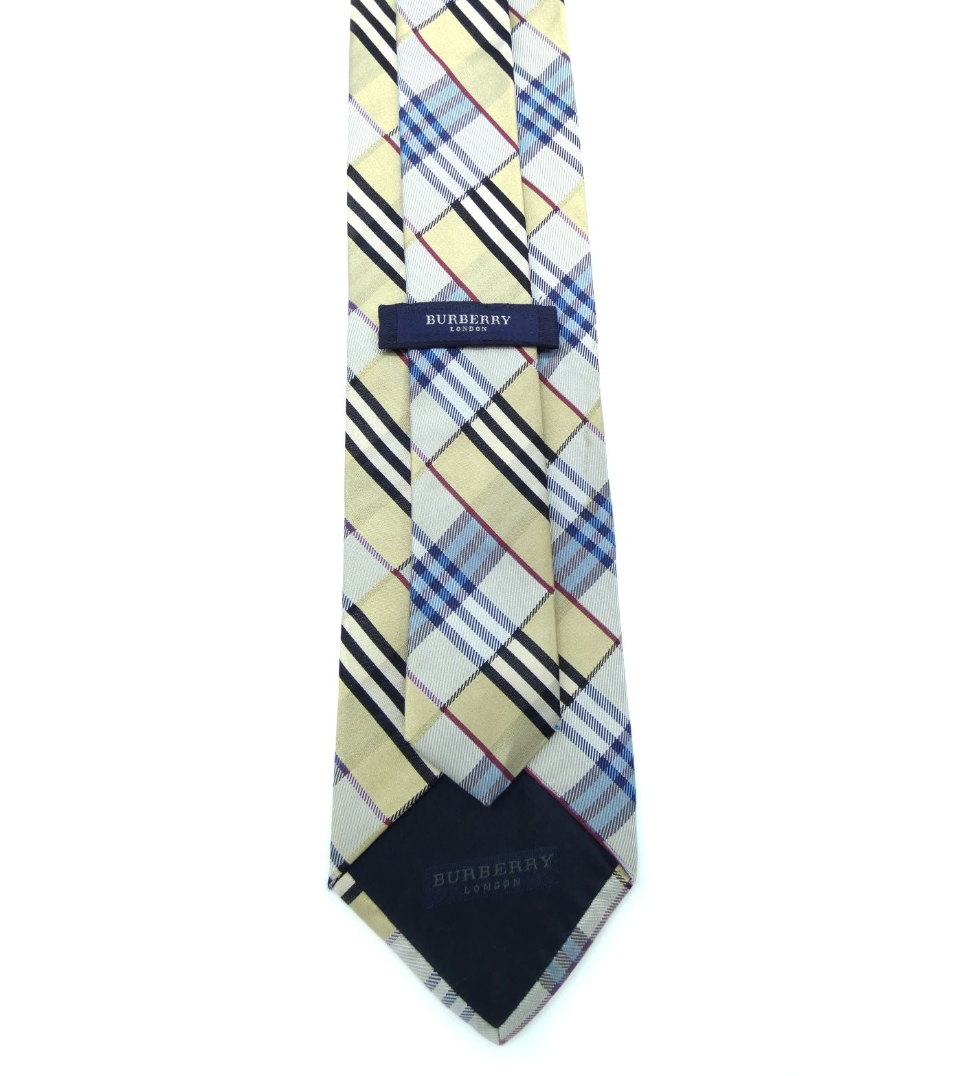 Burberry Classic Nova Check Patchwork Silk Tie