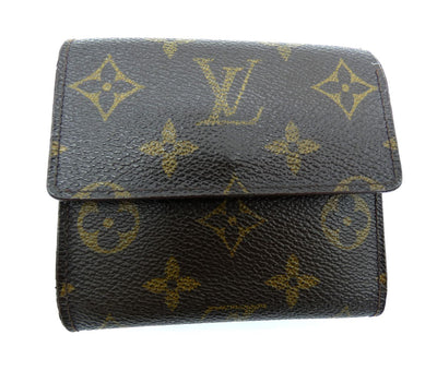 Louis Vuitton Vintage Brown and Monogram Portofeuil Elise Wallet