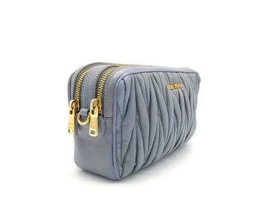 Miu Miu Matelassé Crossbody Double Zip Bag Bag Miu Miu