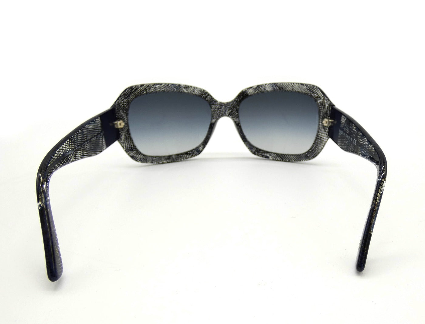 Chanel Vintage Dark Blue Clear Lace Sunglasses 5146