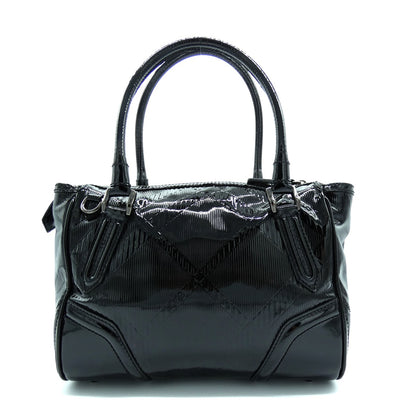 Burberry Anford Black Patent Bag