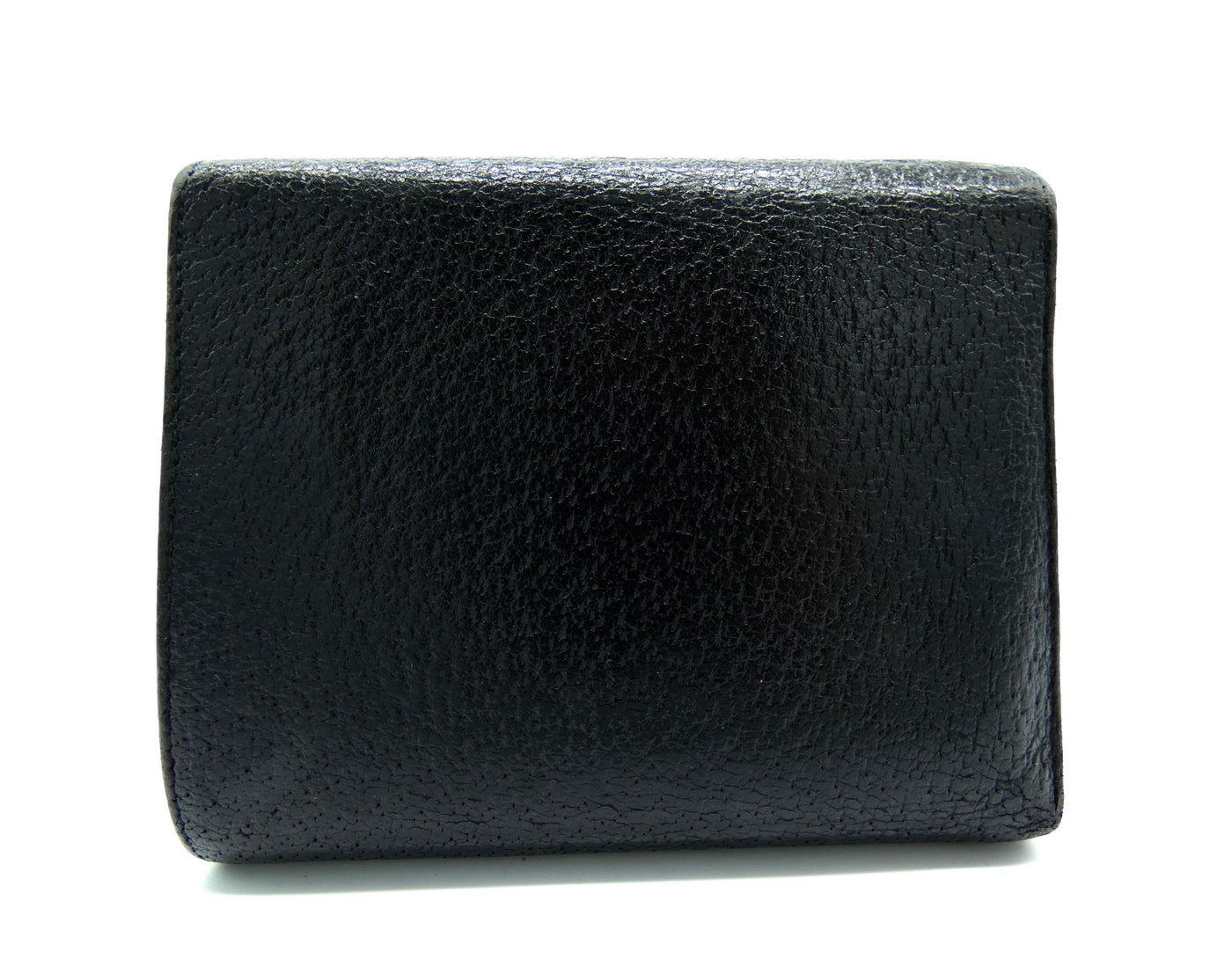 Gucci Vintage Bi-Fold Horsebit Black Leather Wallet