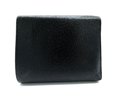 Gucci Vintage Bi-Fold Horsebit Black Leather Wallet