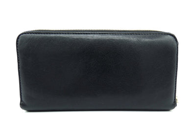 Dolce & Gabbana D&G Black Leather Zippy Wallet