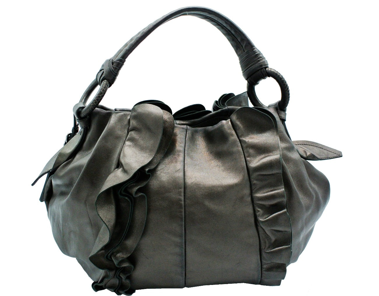 Prada Nappa Graphite Mordore Hobo