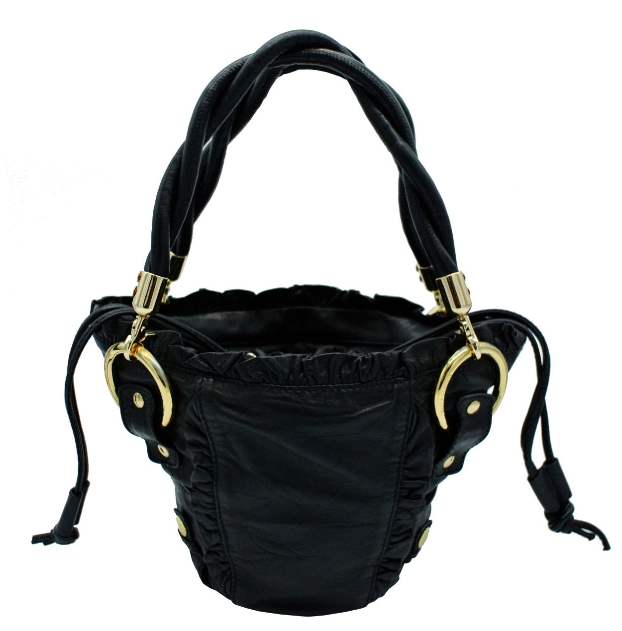 Dolce & Gabbana Small Black Leather Handbag