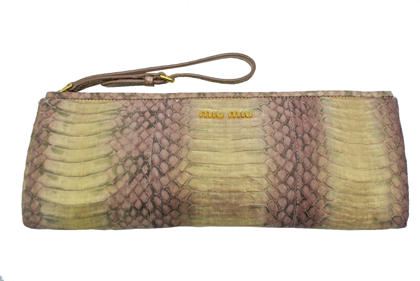 Miu Miu Python Wristlet