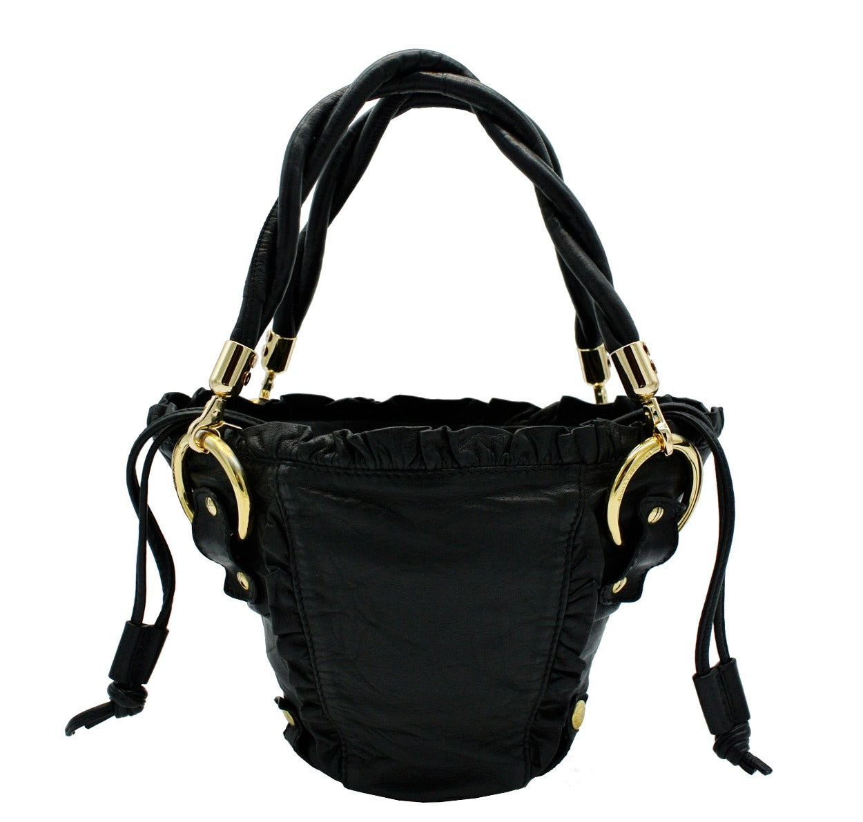 Dolce & Gabbana Small Black Leather Handbag