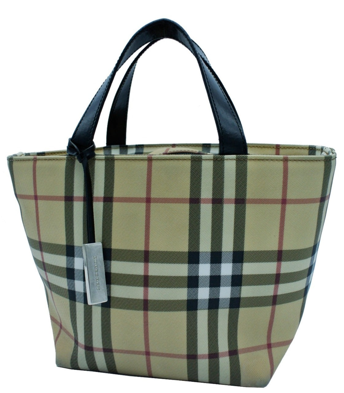 Burberry Vintage House Check PVC Med Tote