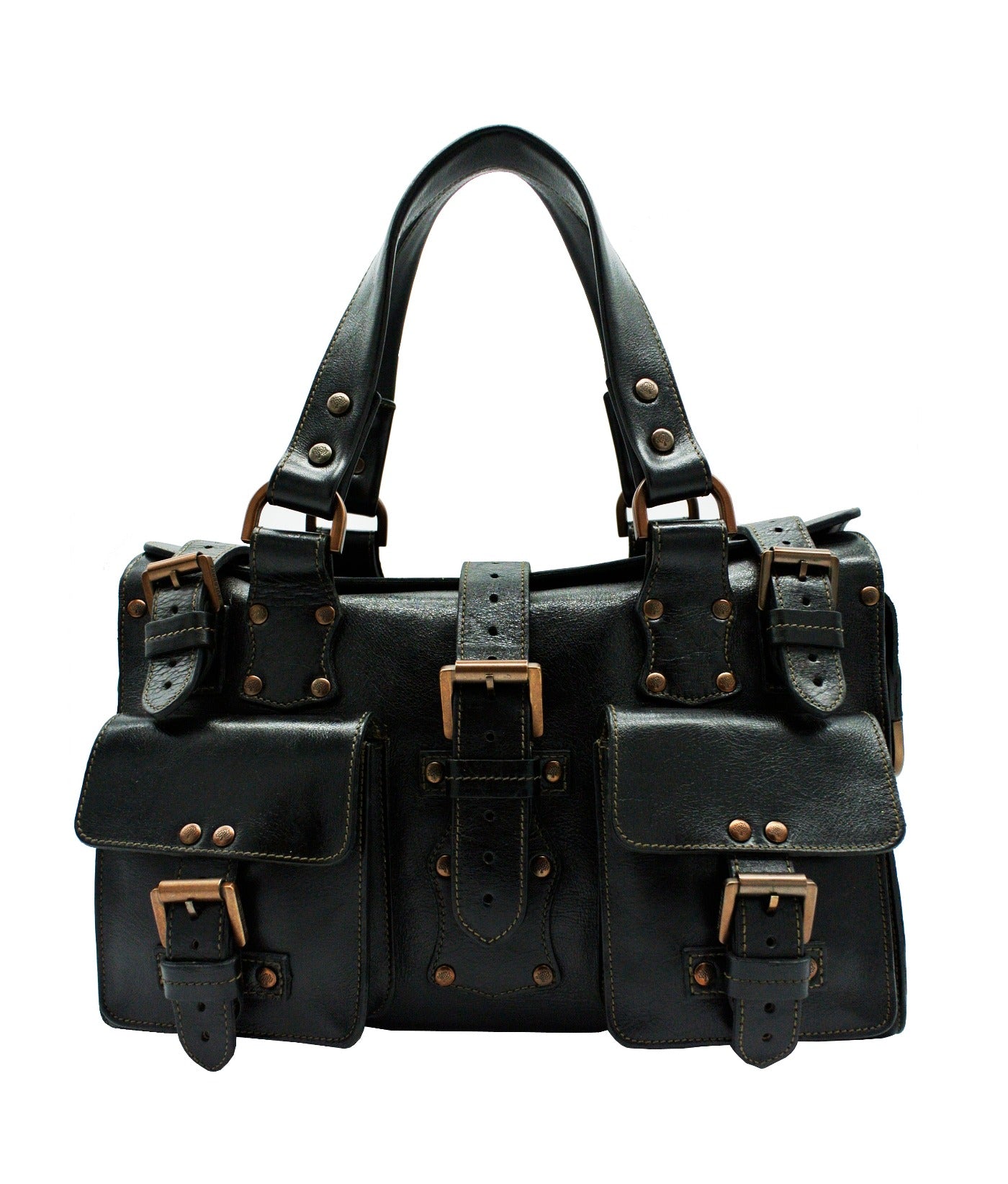 Mulberry Roxanne Black Leather Bag