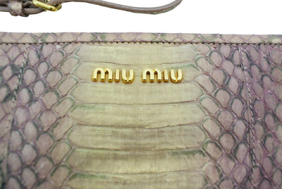 Miu Miu Python Wristlet