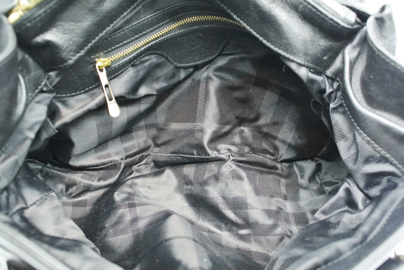 Burberry Black Leather Prorsum Bag