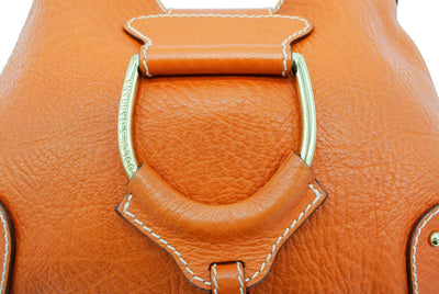 Dolce & Gabbana Vintage Orange Leather Small D Ring Hobo Bag Dolce & Gabbana