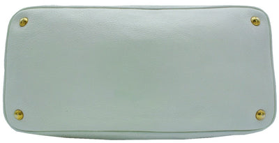 Prada Cream Cervo Deerskin Top Handle Bag Bag Prada