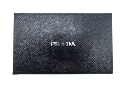 Prada Black Saffiano Card Case