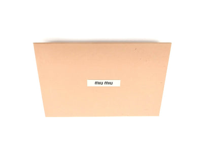 Miu Miu Black Leather Zip Continental Wallet Wallet Miu Miu