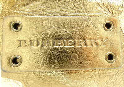 Burberry Gold Camo Wristlet Wallet, Cosmetic Bag Burberry