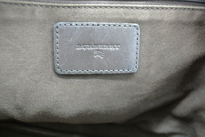 Burberry Vintage Haymarket Smoke Check Coated Canvas Handbag