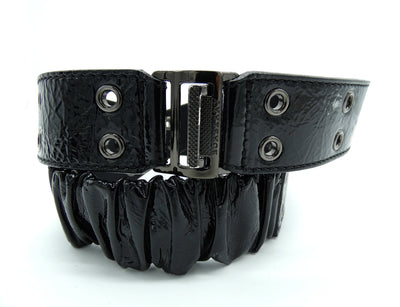 Burberry Black Patent Leather Belt Belt Burberry