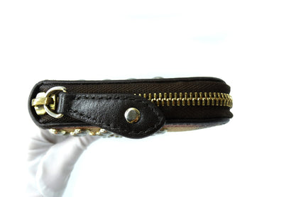 Burberry Prorsum Haymarket PVC Studded Zippy Wallet