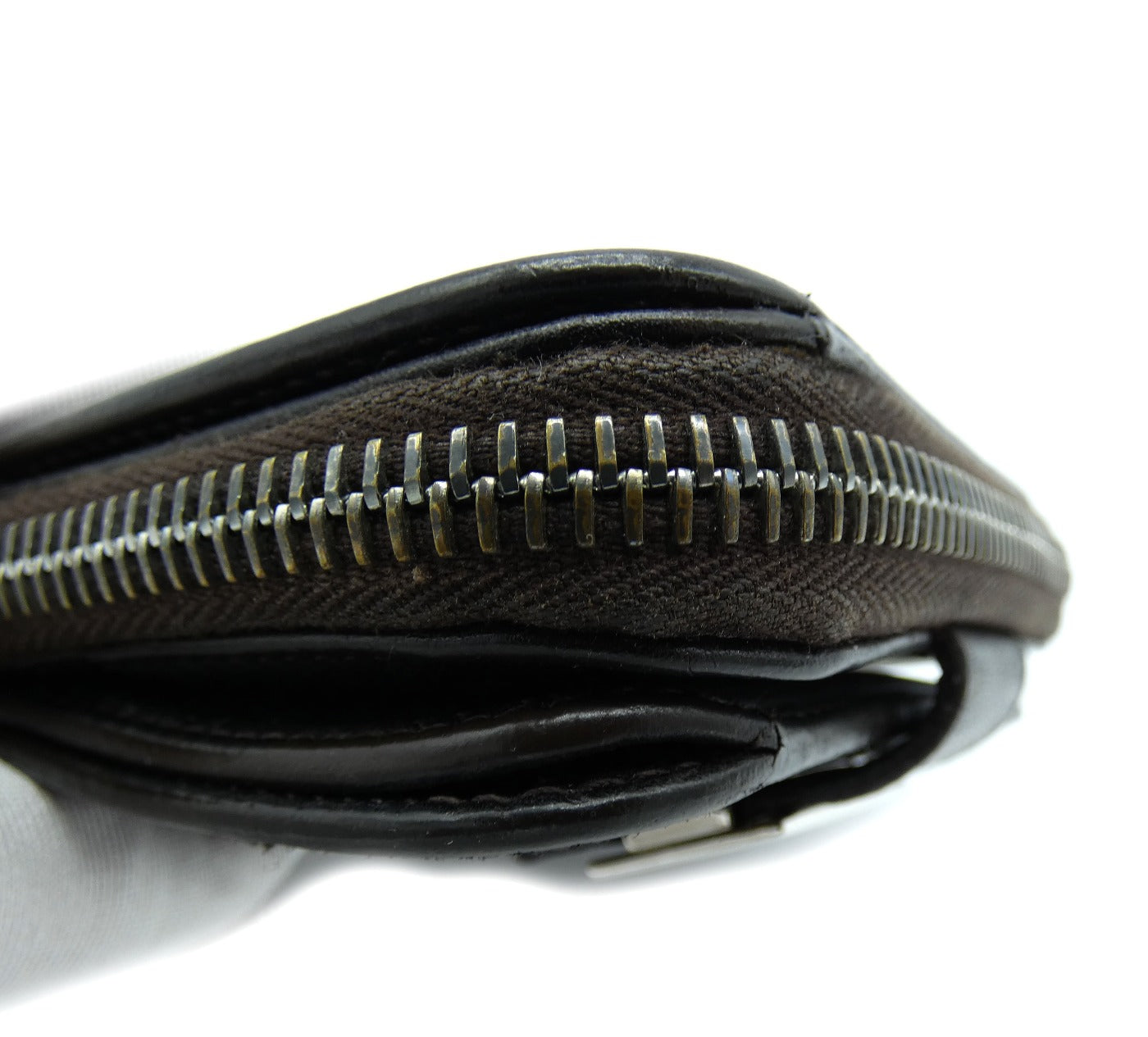 Fendi Brown Tiger Compact Zip Around Wallet Wallet Fendi