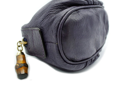 Gucci Purple Leather Clutch Pochette Bag Gucci
